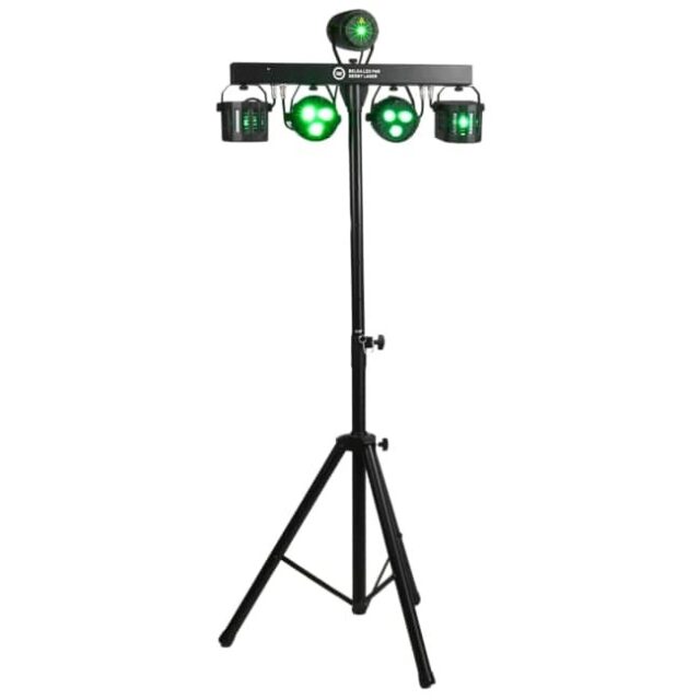 LIGHT4ME Belka LED Par Derby Laser - lighting kit - imagine 21