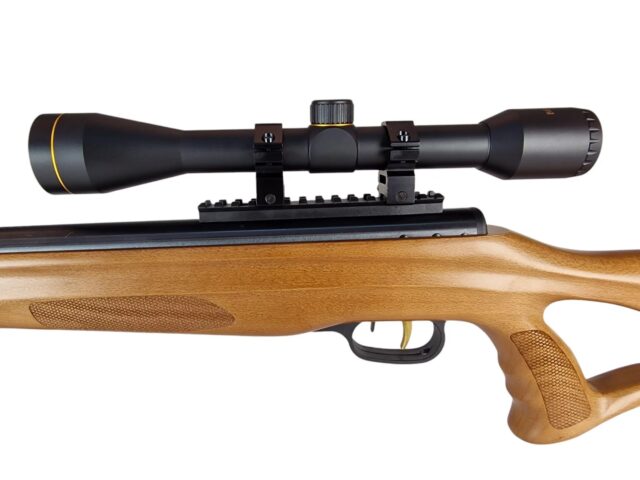 BEEMAN 10620 4.5mm air rifle 1-shot with 6x40 scope wood up to17J - imagine 6
