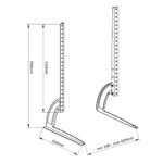 Universal TV Stand Monitor Screen Desk Holder Bracket 50kg VESA 32  - 70 - imagine 9