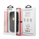 Ferrari FESPEFLBKP12MBK iPhone 12/12 Pro 6,1" black book On Track Perforated - imagine 3