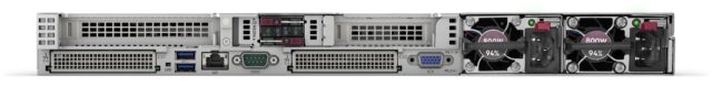 HPE ProLiant DL360 Gen11 4510 2.4GHz 12c 1P 2x32GB-R 8SFF MR408i-o 2x960GB SSD 2x1000W PS EU Server - imagine 4