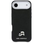 Case Karl Lagerfeld Karl & Choupette Head Pins Saffiano MagSafe for iPhone Air black - imagine 3