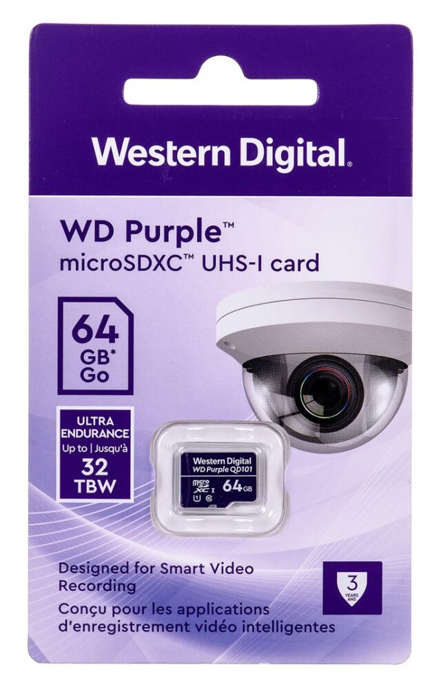Western Digital WD Purple SC QD101 memory card 64 GB MicroSDXC Class 10 - imagine 2