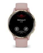 Garmin Venu 3S 3.05 cm (1.2 ) AMOLED 41 mm Digital 390 x 390 pixels Touchscreen Gold  Rose Wi-Fi GPS (satellite) - imagine 2