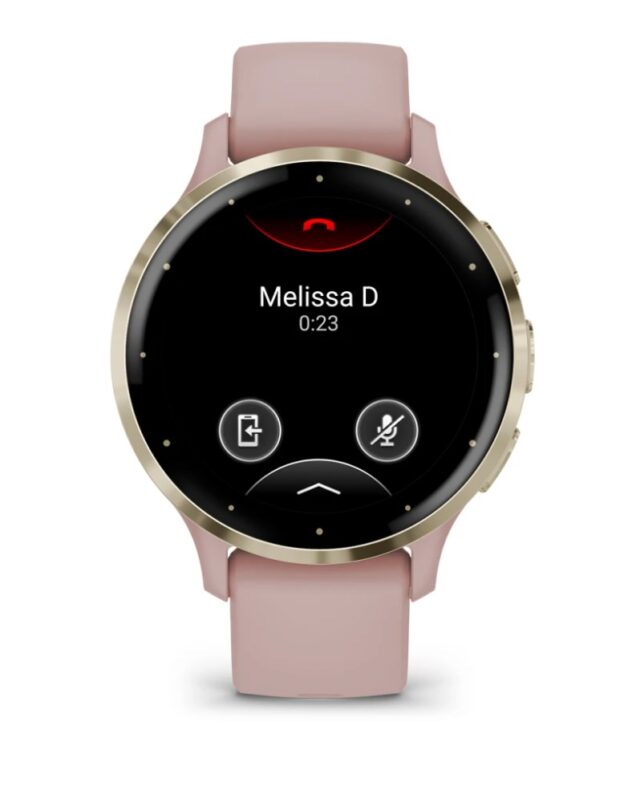 Garmin Venu 3S 3.05 cm (1.2 ) AMOLED 41 mm Digital 390 x 390 pixels Touchscreen Gold  Rose Wi-Fi GPS (satellite) - imagine 2