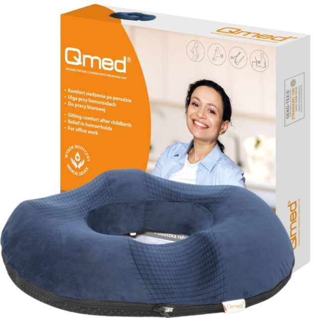Rehabilitation pillow with a hole QMED - imagine 3