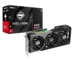 ASRock AMD Radeon™ RX 9070 XT Steel Legend Dark 16GB graphics card