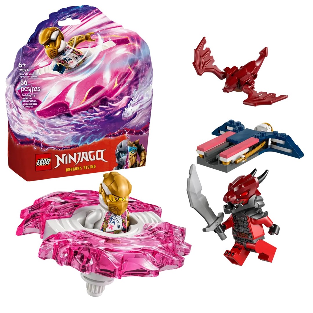 cps-4a972085f053238011639e6c61196193-2026-01-18-19-03-30 LEGO NINJAGO 71824 Sora's Dragon Spinjitzu Spinner - imagine 1