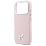 Case Karl Lagerfeld Karl Head Logo       MagSafe for iPhone 17 Pro Max pink - imagine 6