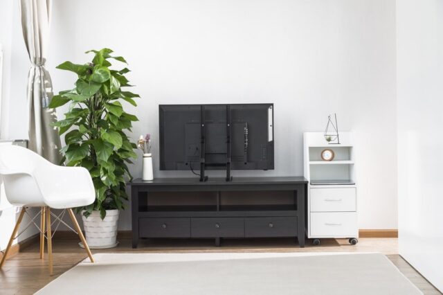 Gembird TVS-D70F-01 Tabletop TV stand  37  - 70   black - imagine 6