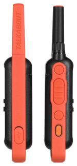 Motorola T82 Twin Pack two-way radio 16 channels Black Orange - imagine 10