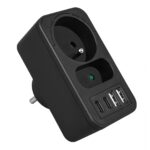 Maclean current socket x2 + 4xUSB  splitter with 2 sockets  2xUSB A  2xUSB C PD 20W  1x16A + 1x6A  MCE249 F/B - imagine 7