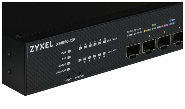 Zyxel XS1930-12F-ZZ0101F network switch Managed L2/L3 Black - imagine 3