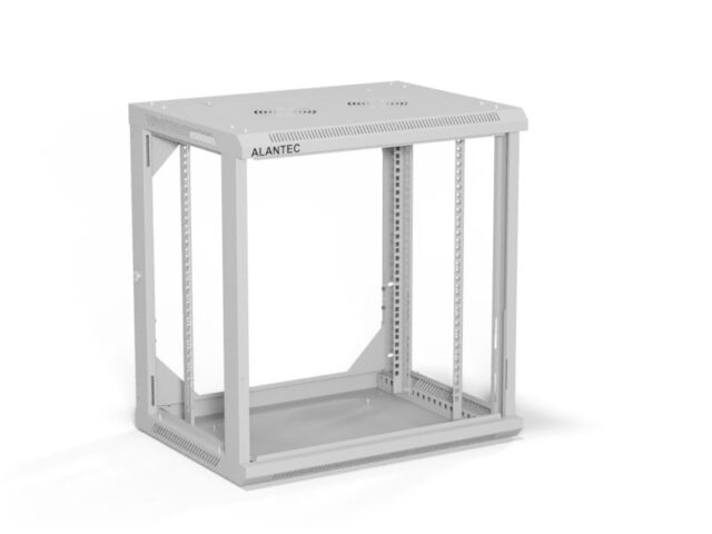 ALANTEC 19  12U 600x450 wall-mounted cabinet  grey - imagine 2