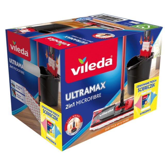 Vileda Ultramax Box mop + cloths 3 pcs. - imagine 3