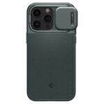 Spigen Optik Armor iPhone 15 Pro 6.1"MAG Magsafe zielony/abyss green ACS06739 - imagine 3
