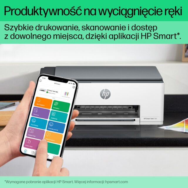 HP Smart Tank 580 All-in-One Printer  Home and home office  Print  copy  scan  Wireless; High-volume printer tank; Print from phone or tablet; Scan to PDF - imagine 14