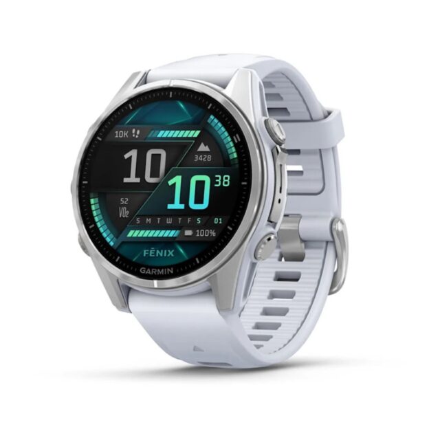 Garmin Fenix 8 3.3 cm (1.3 ) AMOLED 43 mm Digital 416 x 416 pixels Touchscreen Silver Wi-Fi GPS (satellite) - imagine 13