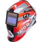 Yato YT-73921 welding mask/helmet Welding helmet with auto-darkening filter Black  Red  Silver