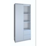 Topeshop RS-80 BILY BIEL office bookcase - imagine 3