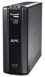 APC Back-UPS Pro  1500VA/865W  Tower  230V  10x IEC C13 outlets  AVR  LCD  User Replaceable Battery