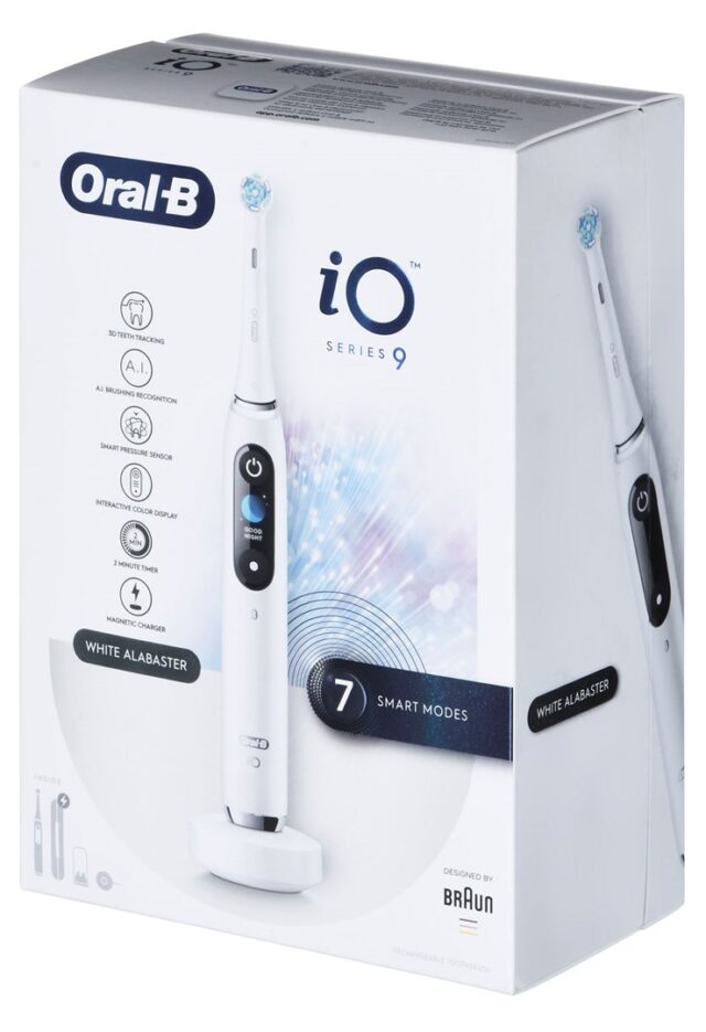 Braun Oral-B iO Series 9 White electric toothbrush - imagine 17