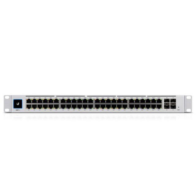 Ubiquiti UniFi USW-PRO-48 network switch Managed L2/L3 Gigabit Ethernet (10/100/1000) 1U Silver - imagine 2