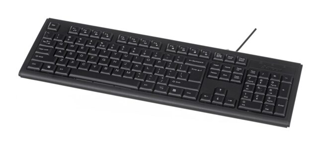 A4Tech KR-83 keyboard USB Black - imagine 3
