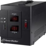 PowerWalker AVR 3000 SIV FR voltage regulator 1 AC outlet(s) 110-280 V Black