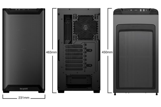 be quiet! PURE BASE 501 Airflow Black Midi Tower - imagine 2