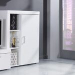 Cama bookcase SAMBA white/white gloss