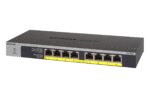 NETGEAR GS108LP Unmanaged Gigabit Ethernet (10/100/1000) Power over Ethernet (PoE) 1U Black  Grey - imagine 4