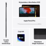 Apple iPad Pro Apple M 2 TB 27 9 cm (11 ) 16 GB Wi-Fi 6E (802.11ax) iPadOS 17 Black - imagine 8