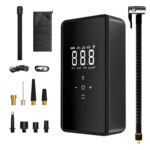 EXTRALINK KOMPRESOR SAMOCHODOWY 6000 mAh 12V 230V 8 KOŃCÓWEK 60 W POWERBANK