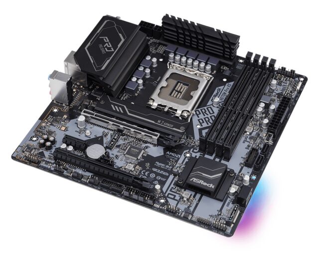 Asrock H670M Pro RS Intel H670 LGA 1700 micro ATX - imagine 3