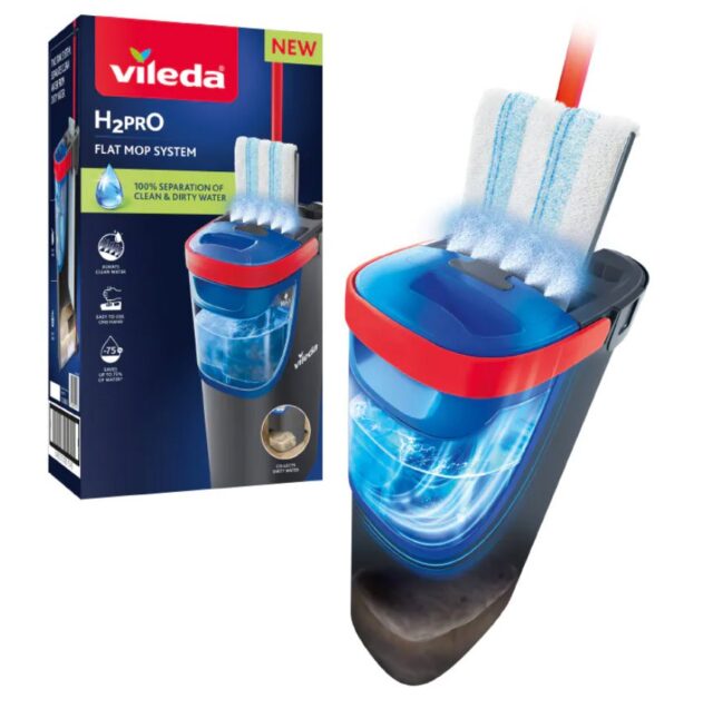 Vileda H2prO flat mop - imagine 2
