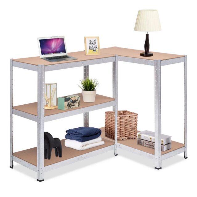 GREENBLUE GALVANIZED METAL STORAGE RACK GB378 - imagine 7