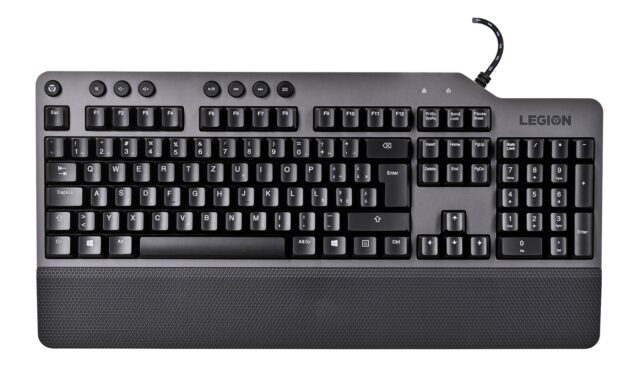 Lenovo Legion K500 keyboard USB QWERTZ Black  Grey - imagine 2