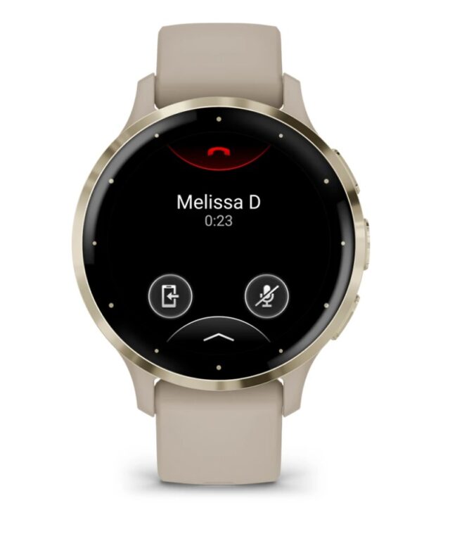 Garmin Venu 3S 3.05 cm (1.2 ) AMOLED 41 mm Digital 390 x 390 pixels Touchscreen Gold  Grey Wi-Fi GPS (satellite) - imagine 2