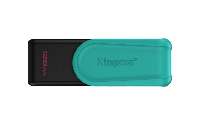 Kingston Technology DataTraveler 128GB Portable USB 3.2 Gen 1 Exodia S (Black/Turquoise) - imagine 6