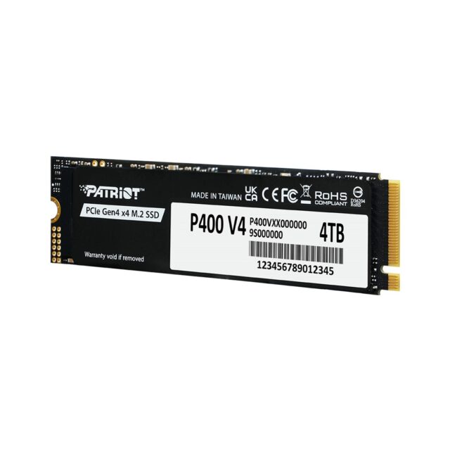 SSD Patriot P400 V4 4TB M.2 2280 PCI-E x4 Gen4 NVMe - imagine 3