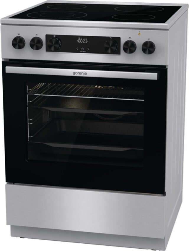 Gorenje GECS6C70XC cooker Freestanding cooker Electric Coil hob Stainless steel A - imagine 4
