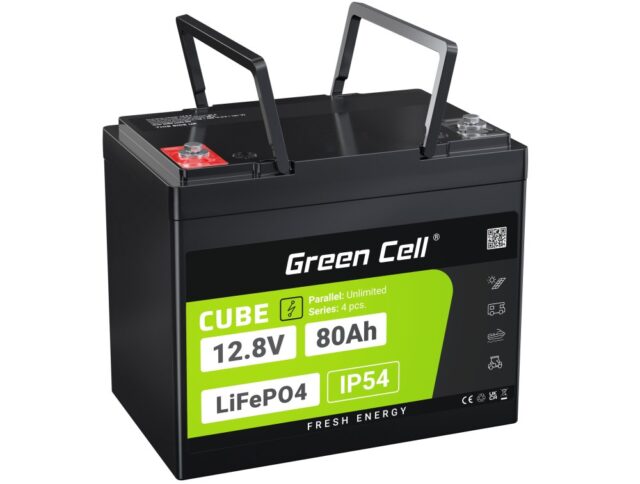 Green Cell LFPGC12V80AH UPS battery Lithium Iron Phosphate (LiFePO4) 12.8 V - imagine 2
