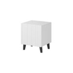 PAFOS bedside table 2 pcs. 45x40x51 cm white matt