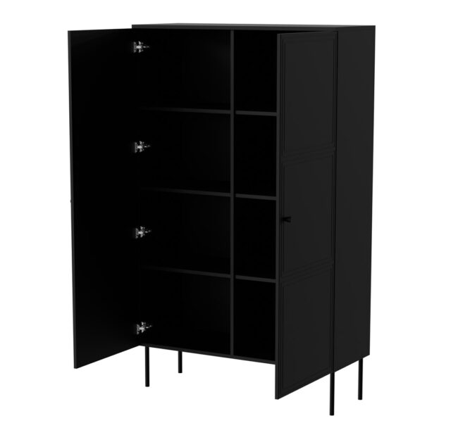 Cama Display case PALAZZO BIS 100x39x166 matte black - imagine 2