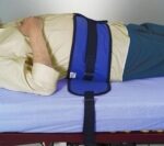 Safety belt against falling from the bed