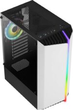 Aerocool Bionic Midi Tower White - imagine 5