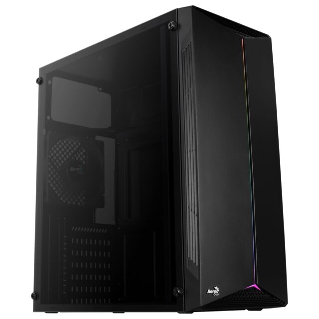 Aerocool Split Midi Tower Black - imagine 4