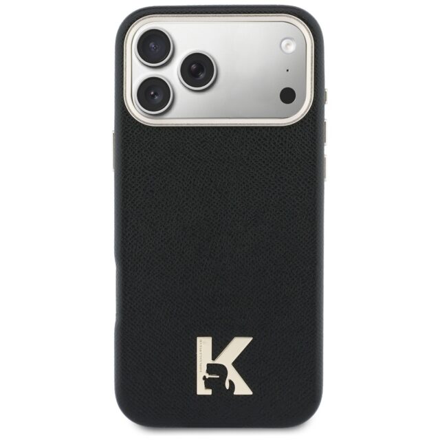 Case Karl Lagerfeld Karl Head Logo       MagSafe for iPhone 17 Pro Max black - imagine 3