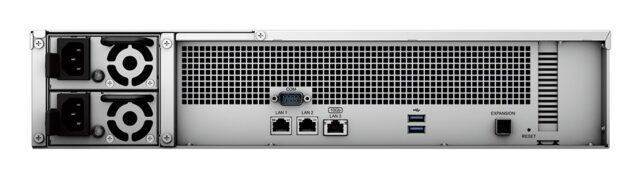 Synology RackStation RS2423+ NAS/storage server Rack (2U) Ryzen Embedded V1780B 8 GB DDR4 0 TB DiskStation Manager Black  Grey - imagine 5